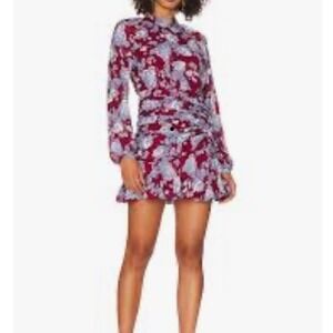Yumi Kim Mini Dress Size Small NWT Burgundy Love Spell Party Romantic Night Out